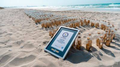 Saadiyat Island Abu Dhabi breaks the Guinness World Records™ title for messages in bottles - breakingtravelnews.com - county Island - Uae - city Abu Dhabi, county Island