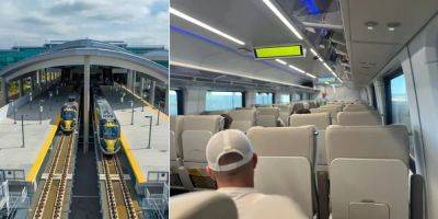 Take a look inside one of the only trains in the US considered high-speed - insider.com - Usa - state Florida