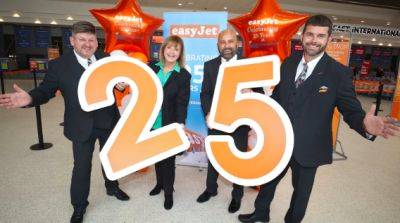 EasyJet Marks 25 Years of Service at Belfast International Airport with Surprises and Expansion - breakingtravelnews.com - Spain - Greece - Portugal - Ireland - Britain - Turkey - Egypt - county Southampton