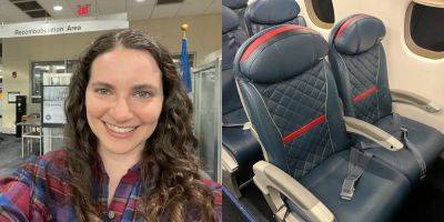 I got upgraded from Delta's basic economy to Comfort Plus. The seat was nothing special, but the reserved overhead bin space was a perk I'd pay for. - insider.com - city New York - county York - Milwaukee