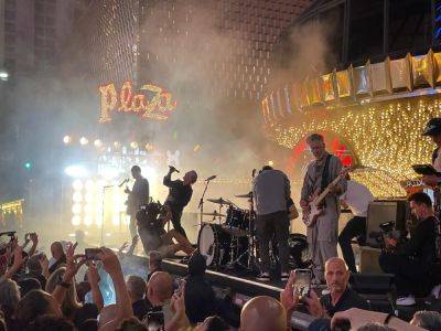 U2 Rocks The Revitalized Plaza Hotel In Downtown Las Vegas - forbes.com - Britain - city Las Vegas - city Downtown