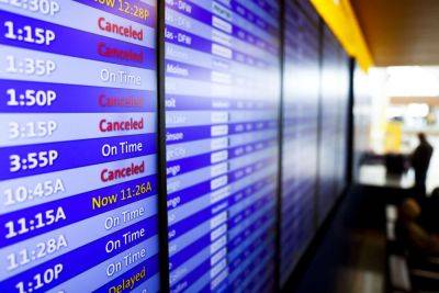 Thousands of Flights Canceled and Delayed Across the U.S. On Monday — What to Know - travelandleisure.com - Usa - state Louisiana - state Mississippi - state Tennessee - city Atlanta - city Newark, county Liberty - county Liberty - Jackson - state Arizona - state Arkansas - state Ohio