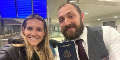 A flight attendant saved a couple's honeymoon after picking up the bride's passport that she forgot at home - insider.com - city Atlanta - county San Juan - city Detroit - county Wayne - area Puerto Rico