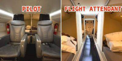 I went inside the secret airplane rooms where flight attendants and pilots sleep. Here are 3 surprising things I saw. - insider.com - New Zealand - state California - Los Angeles, state California