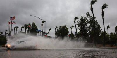 Over 6,000 flights were canceled or delayed across the US because of Hurricane Hilary — 300 of those were canceled at Las Vegas' main airport alone - insider.com - Usa - city Las Vegas - state Nevada - county Dallas - state California - county San Diego - state Texas - state Arizona