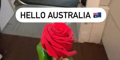 An influencer said she was fined $1,200 after walking through an Australian airport with a rose in hand — given to her by an airline - insider.com - Australia - Qatar