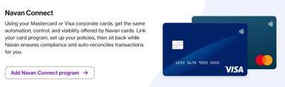 Navan Moves Beyond Its Own Smart Card in Link-Up With Visa and Mastercard - skift.com