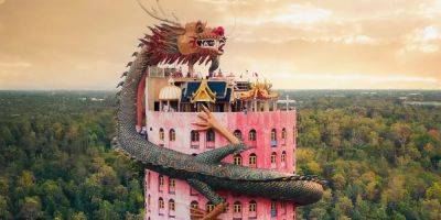 A famous pink temple in Thailand with a dragon sculpture is full of hidden details — take a closer look - insider.com - Thailand - city Bangkok