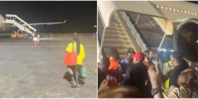 A video shows the moment passengers attempted to storm a Brussels Airlines plane after their flight was canceled twice - insider.com - city Brussels - Congo