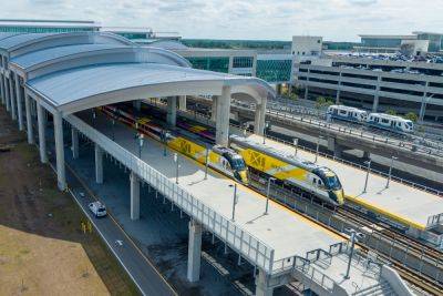Brightline Opens New $6 Billion Rail Line to Orlando - skift.com - Germany - France - Japan - New York - China - city New York - city Washington - state Florida - Washington, area District Of Columbia - area District Of Columbia - state New Jersey - county Miami - county Palm Beach