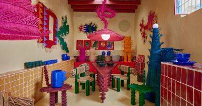 In Mexico, a New Space for Hot Pink Wicker Lamps and Spiky Bowls - nytimes.com - Italy - city Paris - city Johannesburg - Mexico - county San Miguel