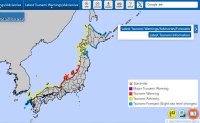 Here's the Travel Impact After Japan Issues Tsunami Warnings - skift.com - Japan - prefecture Ishikawa