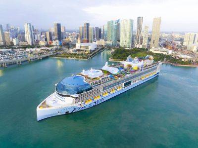 Icon of the Seas, biggest cruise ship ever, arrives in Florida for first sailings - thepointsguy.com - Netherlands - Bahamas - Finland - Mexico - state Florida - county San Juan - county Miami - county Day - Honduras - parish St. Martin - area Puerto Rico