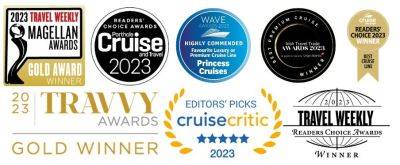 Princess Cruises ends 2023 with top awards from [restigious travel industry organizations around the world - traveldailynews.com - Australia - Ireland - New Zealand - Britain - state Florida - state Alaska - county Lauderdale