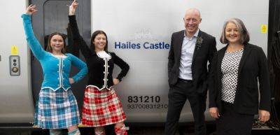 TPE gives newly named ‘Hailes Castle’ train a Scottish welcome at opening of East Linton station - traveldailynews.com - Jackson - Scotland - city Athens