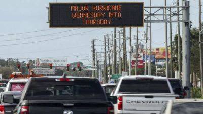 Hurricane Milton: Locals urged to evacuate amid rumours of airline price gouging and 'lack of fuel' - euronews.com - Germany - Mexico - state Florida - county Bay - Angola - city Naples - county Gulf - city Saint Petersburg - county Harris - city Tampa, county Bay