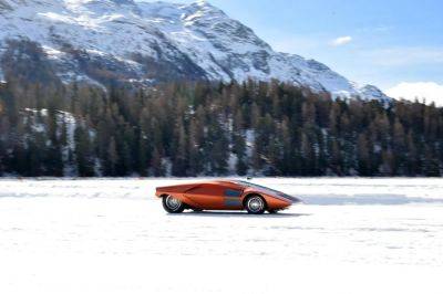 Classic Car Racing On The Most Iconic Frozen Lake In The World - forbes.com - Switzerland - Britain - county Lake