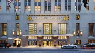 Counting down to a new beginning for the Waldorf Astoria New York - travelweekly.com - New York - China - city New York - city Manhattan - county York - city Astoria