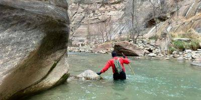 I did one of the most famous hikes at Zion National Park in the winter. Wading through frigid water was worth it to avoid summer crowds. - insider.com - county Park - state Utah
