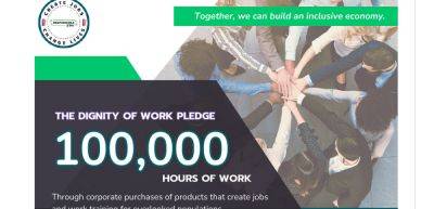 AHLA and Procure Impact launch Dignity of Work Pledge to create 100,000 hours of work for overlooked populations - traveldailynews.com - Usa - Washington