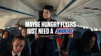 Snickers Launches New Hungry Skies Air Travel Campaign - travelpulse.com - Eu - Australia - Usa - Brazil - China - Mexico - India