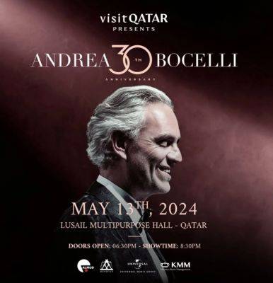 Italian tenor Andrea Bocelli in Qatar - breakingtravelnews.com - Italy - Qatar - city Doha