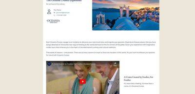 Oceania Cruises launches innovative and free marketing solution for trade partners - traveldailynews.com - Norway