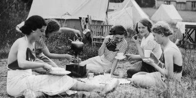 30 vintage photos of people camping show how different it used to be - insider.com