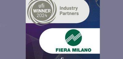 Fiera Milano wins the 2024 UFI Industry Partners Award - traveldailynews.com - Germany - Taiwan - South Korea - Malaysia - city Kuala Lumpur - city Busan