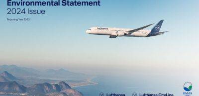 Lufthansa Airlines and Lufthansa CityLine receive EMAS seal of approval again - traveldailynews.com - Eu