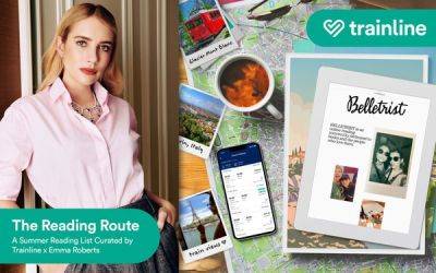 Trainline and Emma Roberts Inspire Wanderlust and Literary Adventure Abroad - breakingtravelnews.com - France - Italy - city Paris - Britain - Usa - city London - city Rome