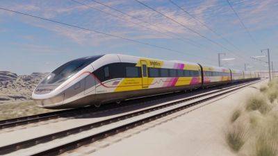 Brightline West: Everything We Know So Far About the High-Speed Trains - cntraveler.com - Los Angeles - Usa - city Las Vegas - state California - state Florida - city Miami - city Fort Lauderdale - county Palm Beach - county Lauderdale - city Boca Raton